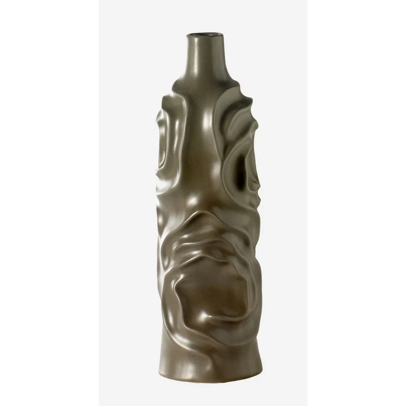 uxe Vaas LABERINTH Grijs – ø14 x 40.5 cm