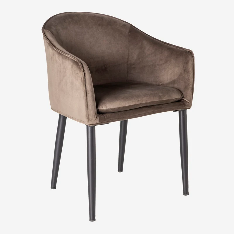 Luxe Eetkamerstoel Camilla - Taupe