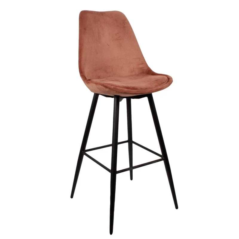 Luxe Barkruk LEAVE BAR Koper – 51x58x117 cm