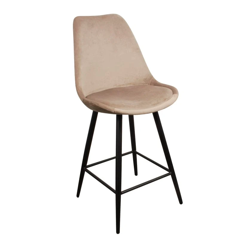 Luxe Barkruk LEAVE BAR Wit – D 51x58x117 cm