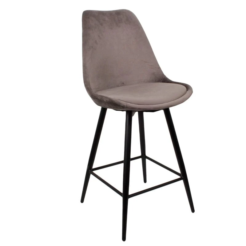 Luxe Barkruk LEAVE ME Grijs – 104 x 54,5 x 47 cm