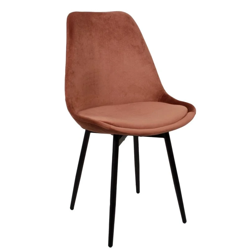 Luxe Eetkamerstoel LEAF Koper – ø 47x52.5x87 cm