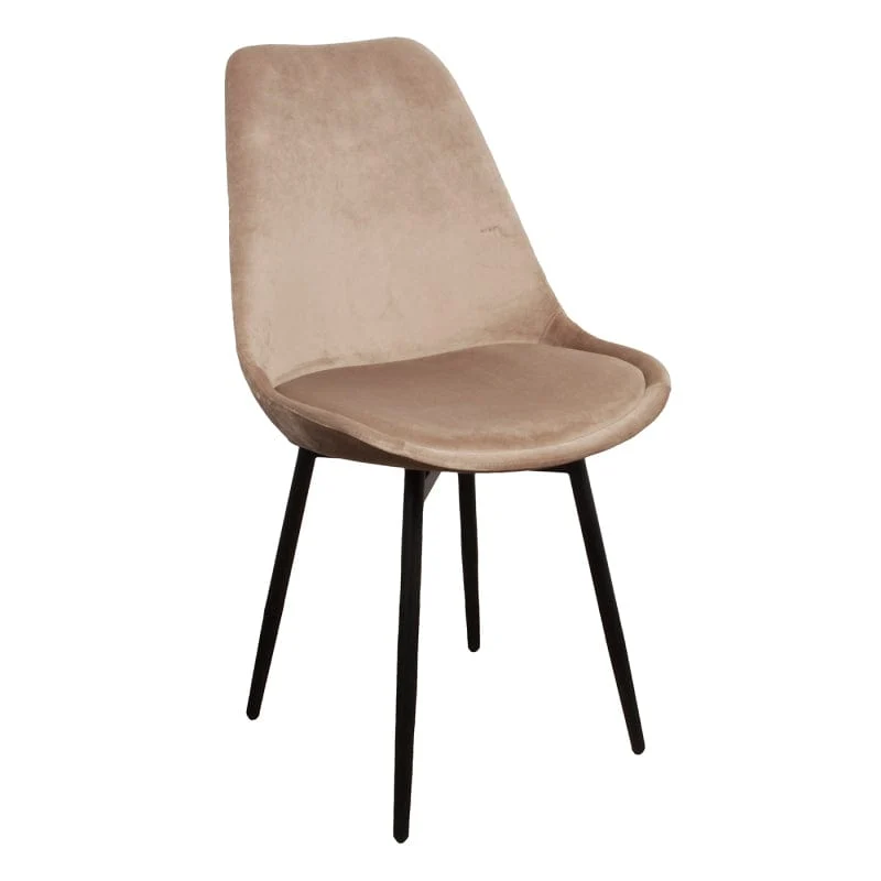 Luxe Eetkamerstoel LEAF Wit – ø 47x52.5x87 cm
