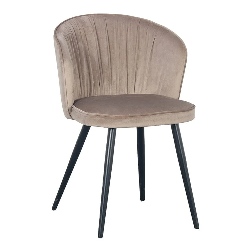 Luxe Eetkamerstoel RIVER Wit – ø 53x56x78 cm