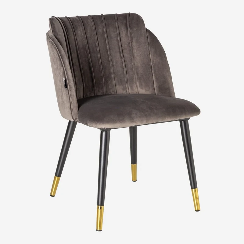 Luxe Eetkamerstoel PALAIS Champagne – ø 52x60x80 cm