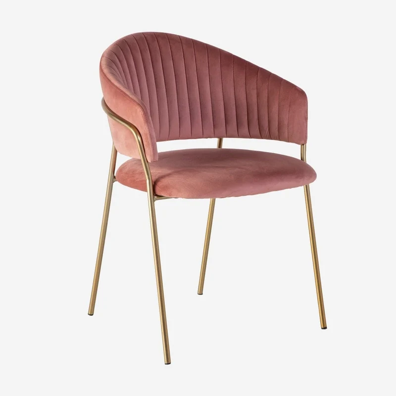 Luxe Eetkamerstoel SILLA Roze – ø 58x60x83 cm