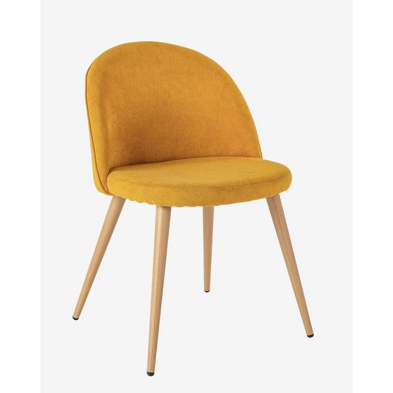 Luxe Eetkamerstoel DECO Geel – ø 43x46.5x76.5 cm