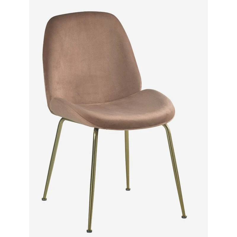 Luxe Eetkamerstoel BIANCA Roze – ø 44,5x47x86 cm