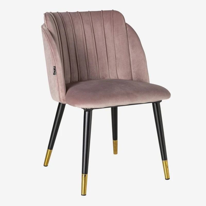 Luxe Eetkamerstoel PALAIS Roze – ø 52 x 60 x 80 cm