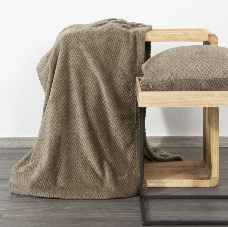 Luxe Plaid CINDY3 Bruin