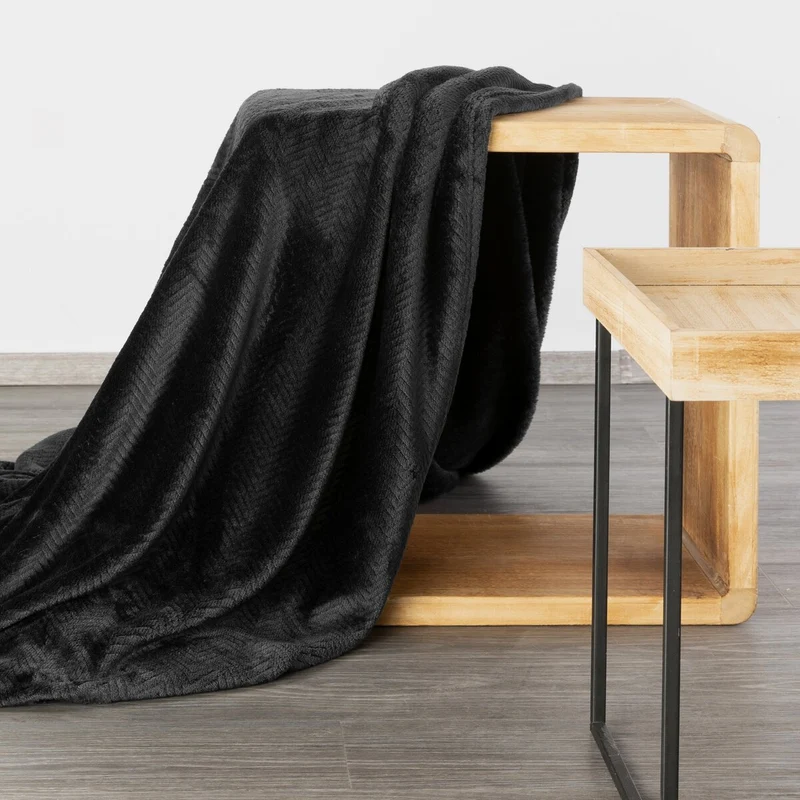 Luxe Plaid CINDY5 Zwart