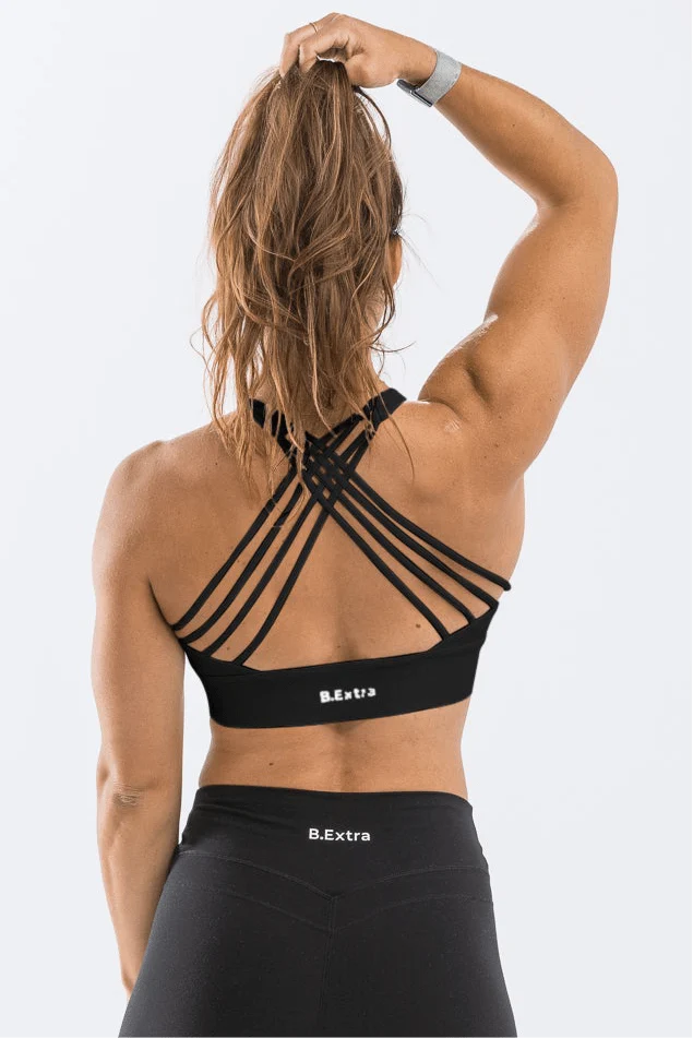 Valerie Sports Bra - Black