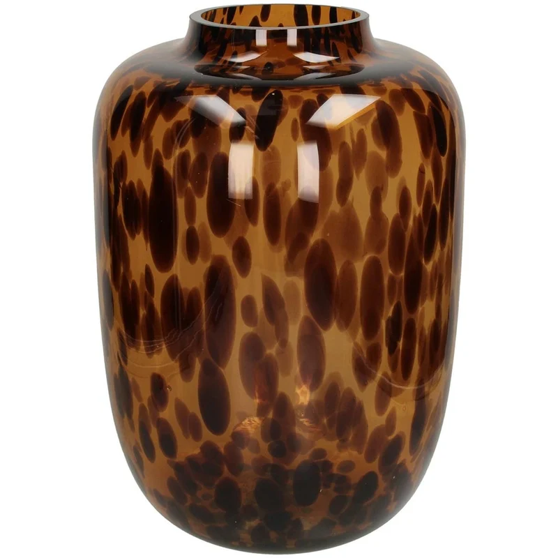 Luxe Vaas LEOPARD Bruin – 24x24x34 cm