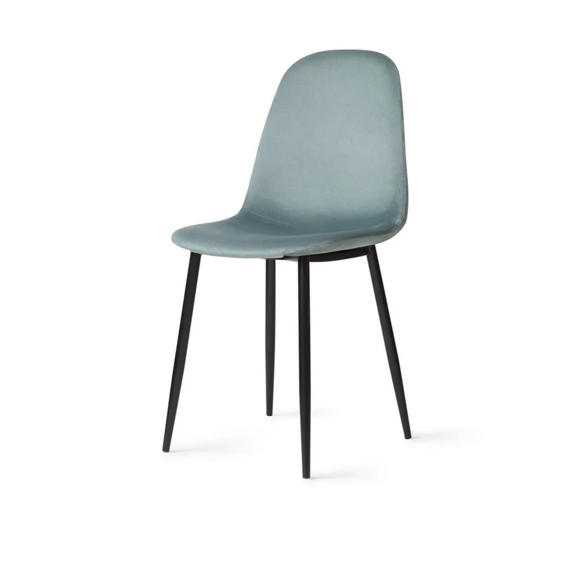 Eetkamerstoel ROMA Velvet - Licht blauw