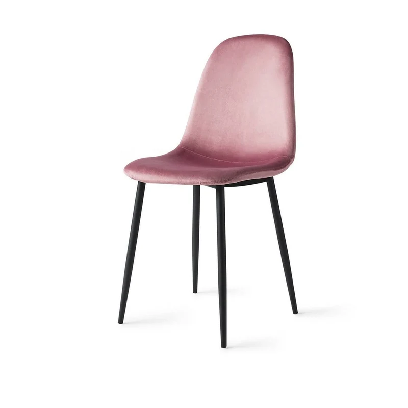 Eetkamerstoel ROMA Velvet - Oud roze