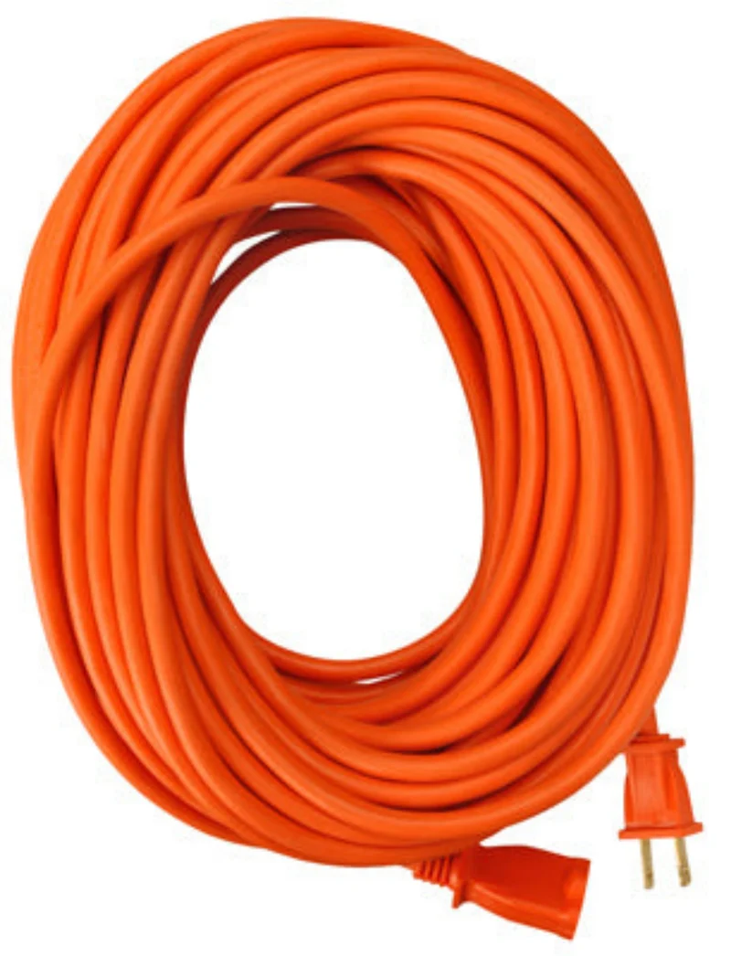 Master Electrician 02207ME 25' Foot Orange Round Vinyl 16/2 SJTW Extension Cord