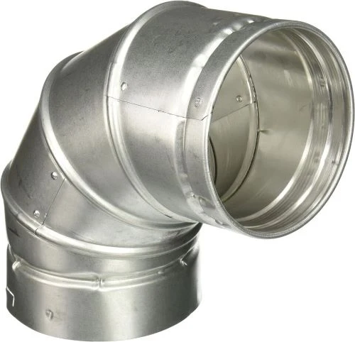 Selkirk 106230 6" Inch Adjustable Type B Gas Vent 90 Degree Elbow