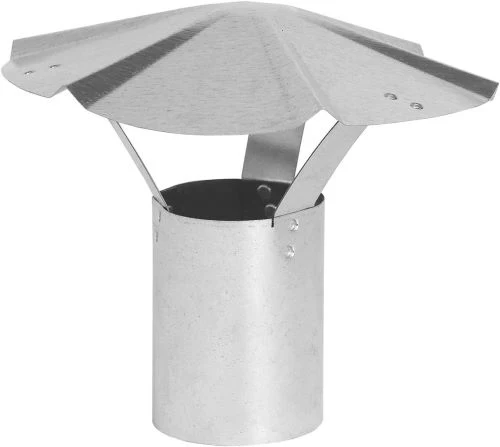 Imperial GV0591 8" inch HVAC Galvanized Metal Round Vent Rain / Weather Cap