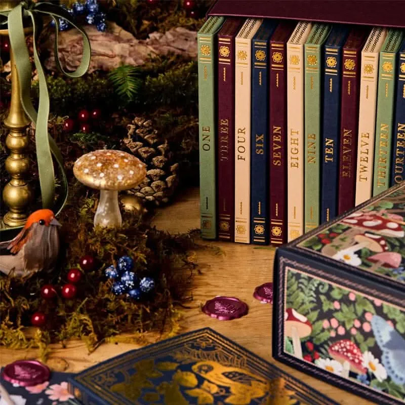 Adventskalender schrijfwaren – 24 deurtjes met notitieboek en pennen