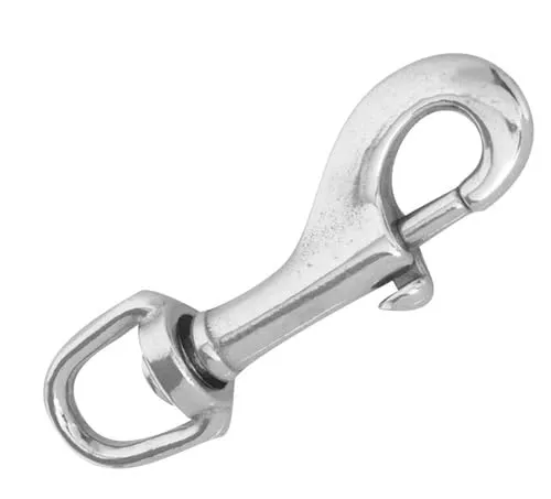 Apex T7631304 Stainless Steel 1/2" x 3-5/16" Swivel Round Eye Bolt Snap