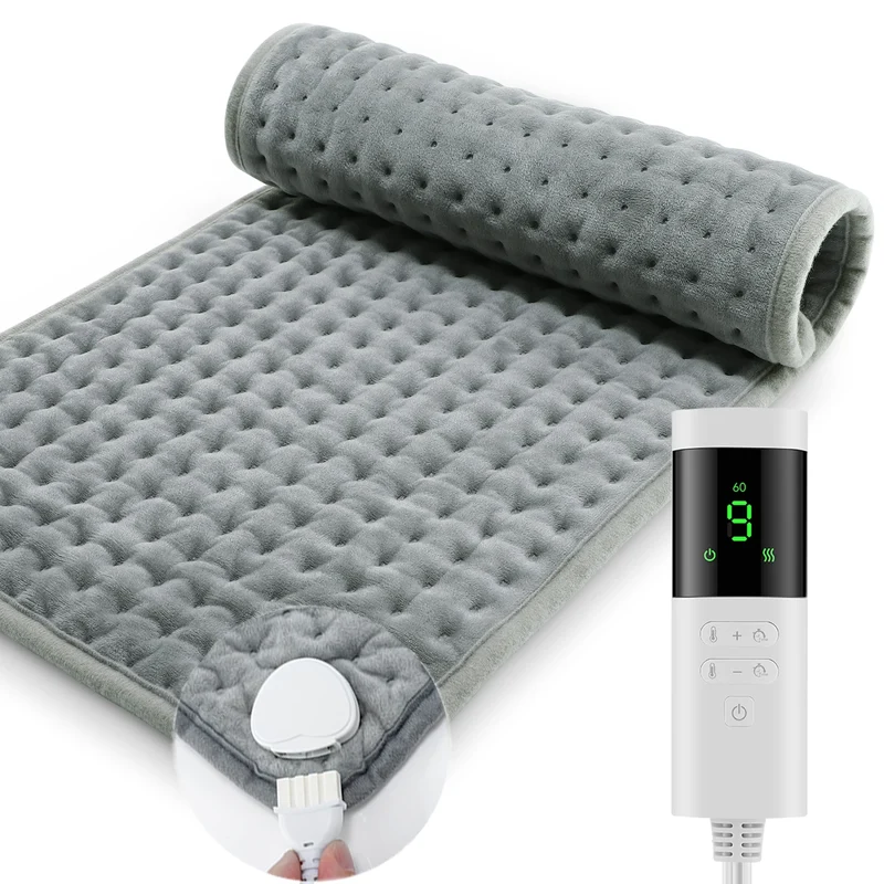 Verwarmingsdeken 58x29 cm – micro-pluche met negen standen