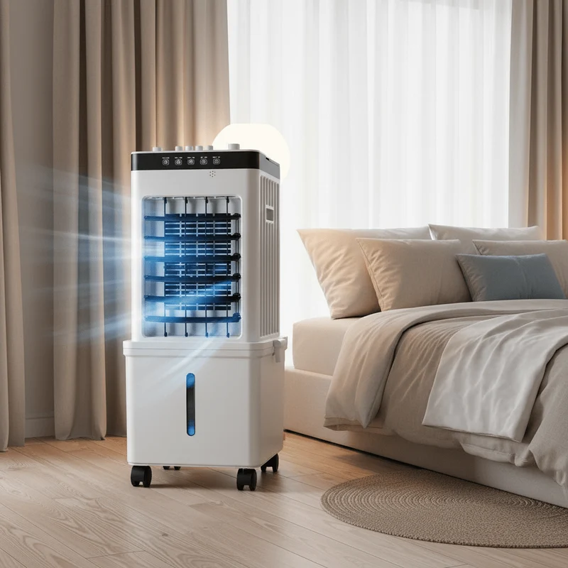 CoolMax – Mobiele Luchtkoeler – Flexibele 3-in-1 Verfrissing voor Thuis