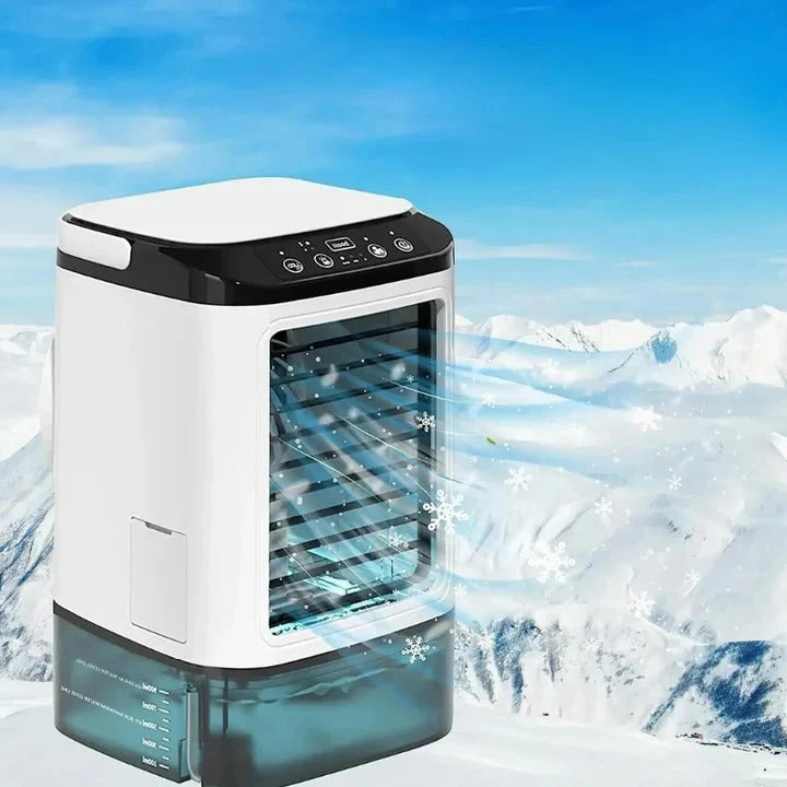 Mobiele Airco – aircooler met 900 ml watertank, 3 standen en nachtlampje