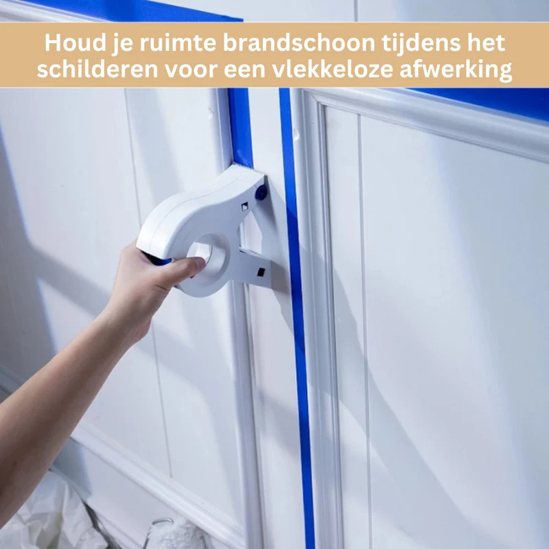 Afplaktape Applicator – Nauwkeurige Tapegeleiding & Eénhandige Bediening