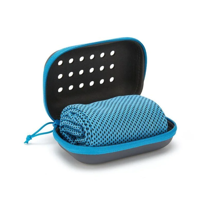 Koelhanddoek Sport – sneldrogende sporthanddoek met opbergdoos