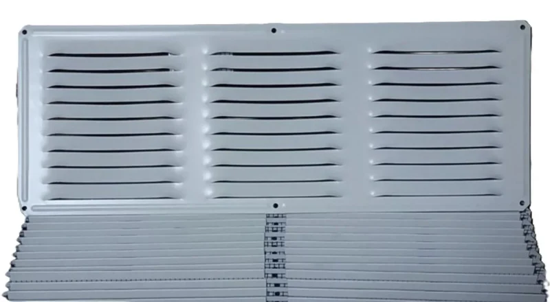 Air Vent 84215 16" x 6" White Aluminum Undereave Soffit Vent