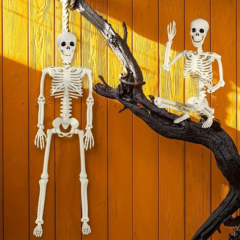 Skeletdecoratie set – Twee figuren van 90 cm voor binnen en buiten