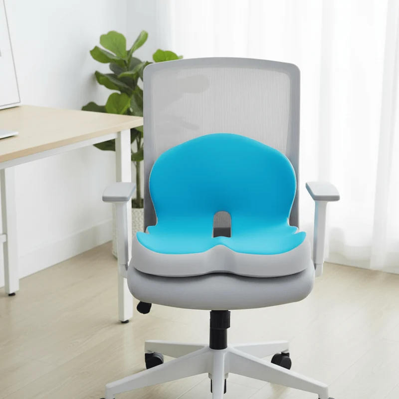 Ergonomisch Zitkussen – Memory Foam met U-Vorm, Antislip Onderzijde & Wasbare Hoes