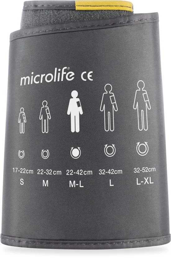 Microlife Soft Manchet – Maat S (17–22 cm) – Comfortabele bovenarmmanchet voor smalle armen – Geschikt voor BP-A & BP-B-serie