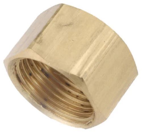 Anderson Metals 700081-10 Lead Free 5/8" Brass Compression Cap