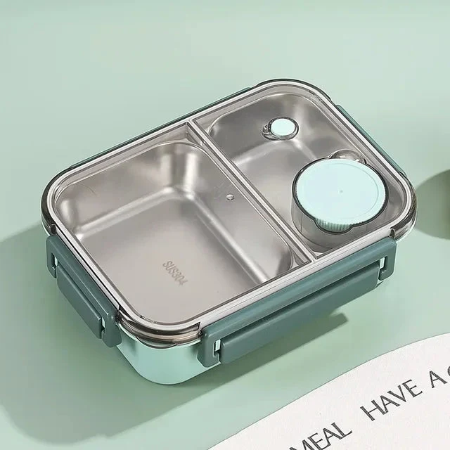 Geïsoleerde Lunchbox – RVS, Lekvrij & met Compartimenten