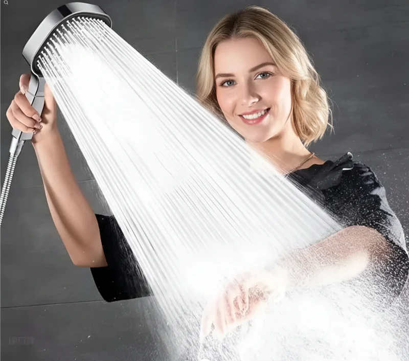 Hogedruk Douchekop met Filter – Waterbesparend & Verstelbare Straalstanden