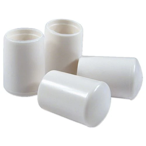 Richelieu F32000TV 4-Count Pack of 5/8" White Vinyl Furniture Leg Tips