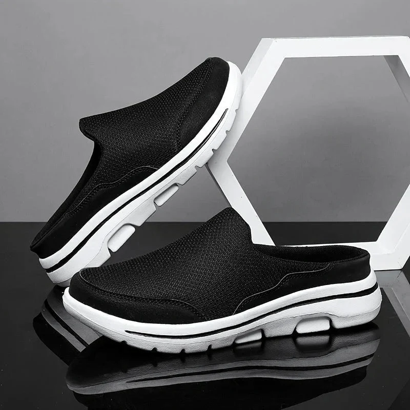Herenslippers – Ademend Mesh, Lichtgewicht & Antislip Zool