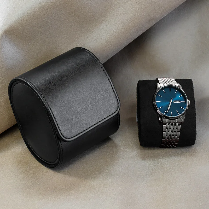 Horlogedoos – Compacte Horlogerol voor 1, 2 of 3 Horloges met Uitneembare Kussens