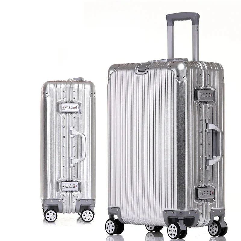 Aluminium Reiskoffer – TSA-Slot, 360° Wielen & Duurzame Hardcase