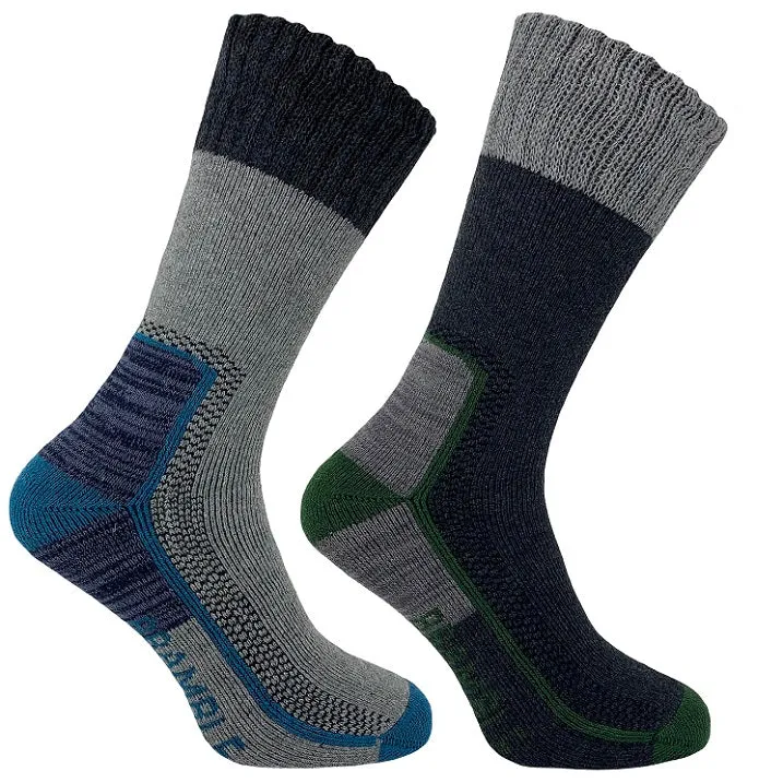2 PK BRAMBLE MENS WEEKEND RAMBLER SOCKS