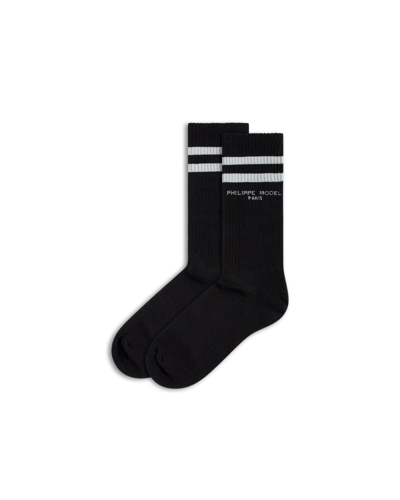 Socks in Cotton, Black White