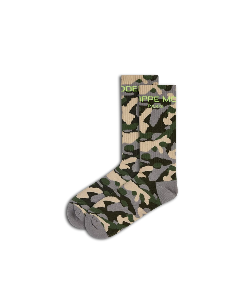Socks in Cotton, Sand Green