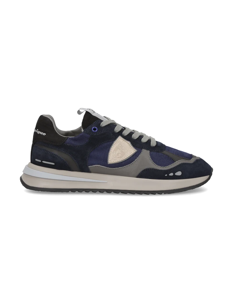 Sneakers Olympique Men, Blue Grey Black