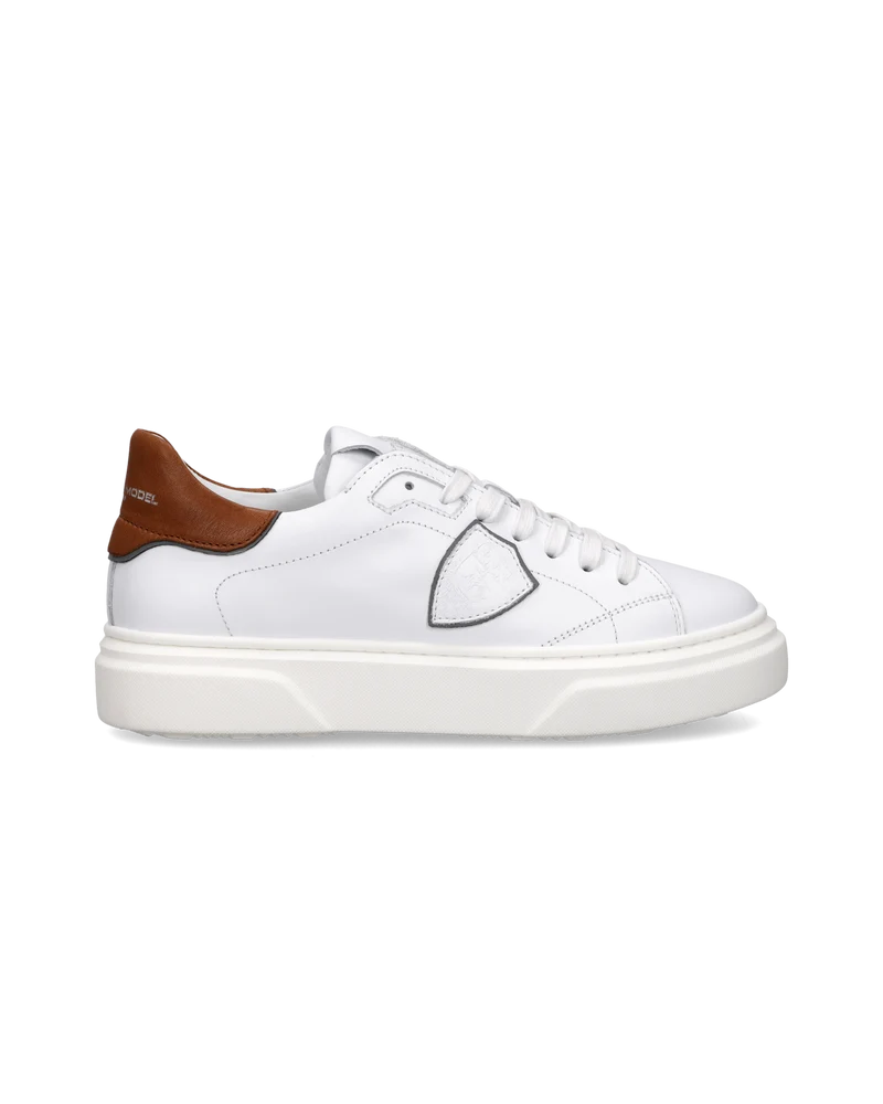 Sneakers Temple Junior, White Brown
