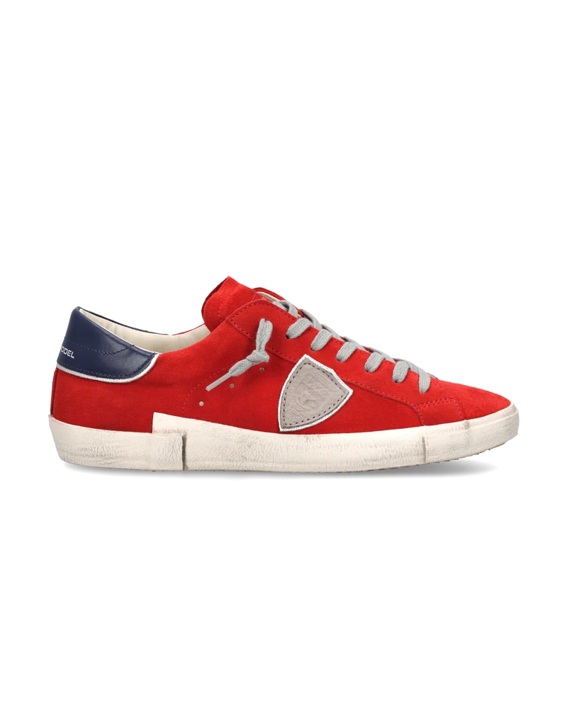Sneakers Prsx Men, Red Grey