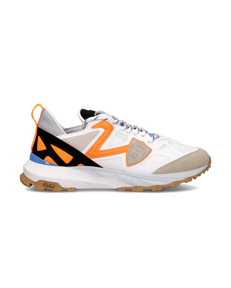 Sneakers Rocx Running Men, White Orange