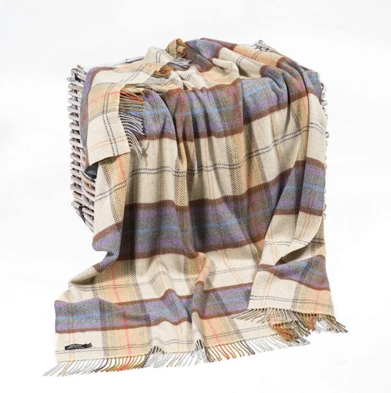 John Hanly Merino/Cashmere Throw 1458