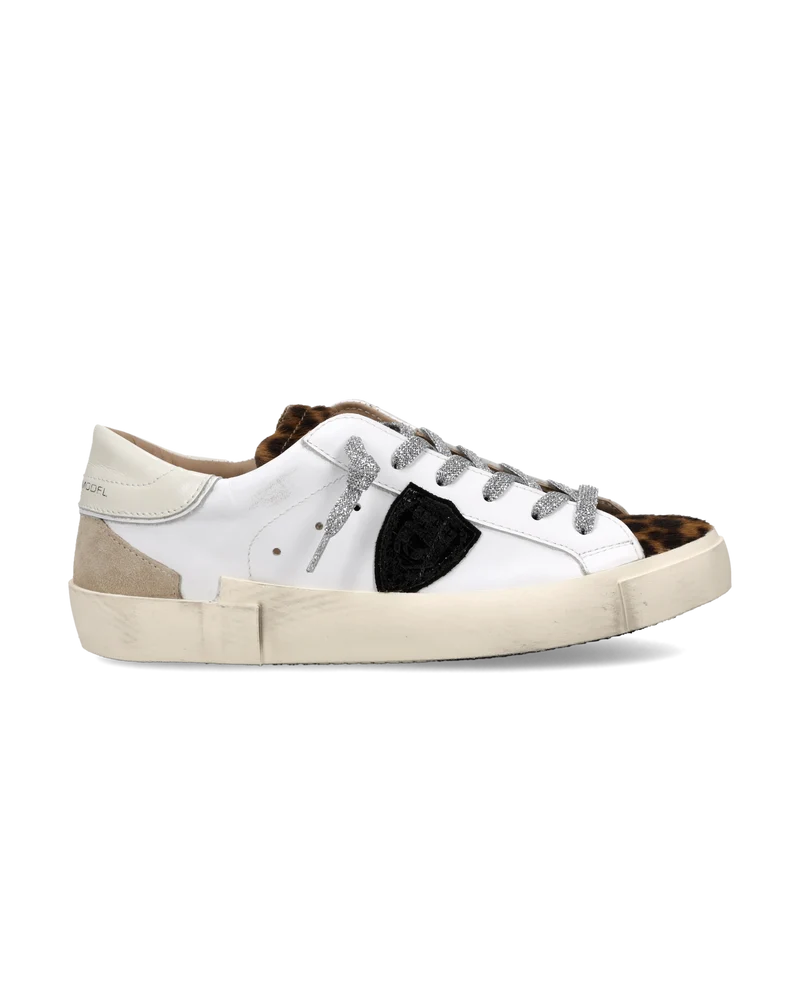 Sneakers Prsx Women, White Brown