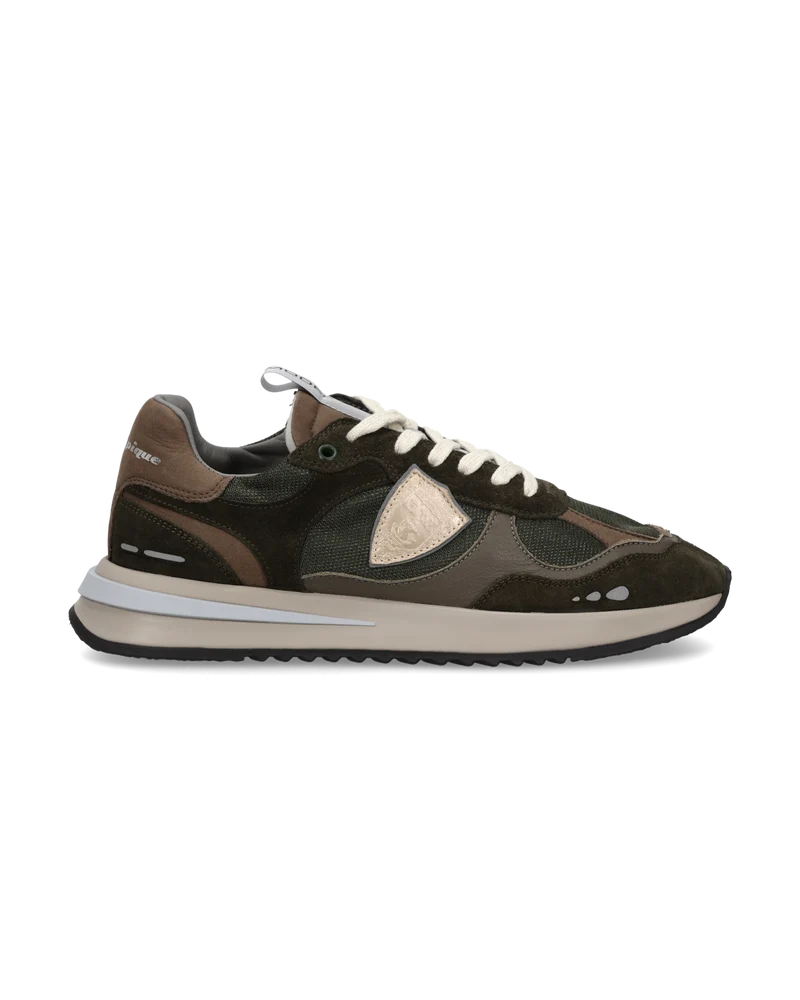 Sneakers Olympique Men, Mud Military Brown